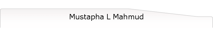 Mustapha L Mahmud