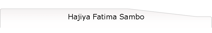 Hajiya Fatima Sambo