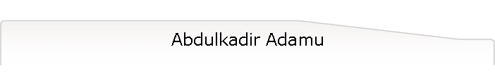 Abdulkadir Adamu