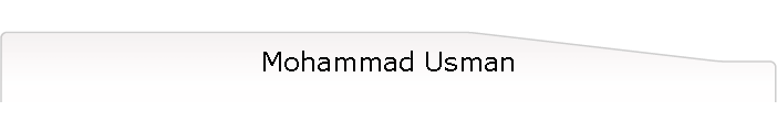 Mohammad Usman