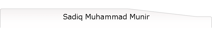 Sadiq Muhammad Munir
