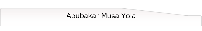 Abubakar Musa Yola