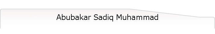 Abubakar Sadiq Muhammad