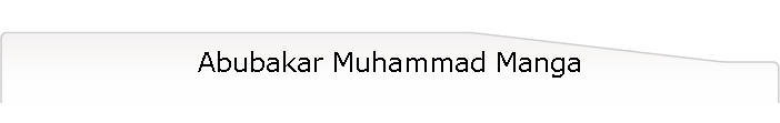 Abubakar Muhammad Manga
