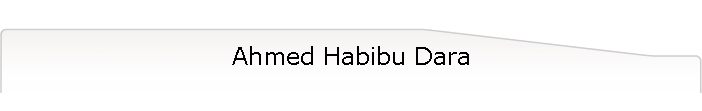 Ahmed Habibu Dara