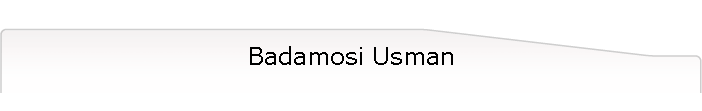 Badamosi Usman