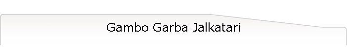 Gambo Garba Jalkatari