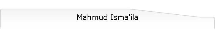 Mahmud Isma'ila