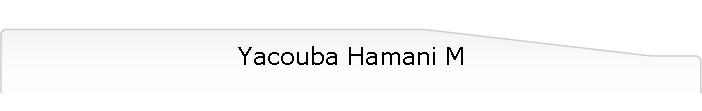 Yacouba Hamani M