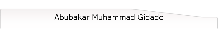 Abubakar Muhammad Gidado