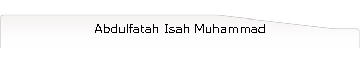 Abdulfatah Isah Muhammad