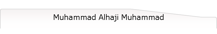 Muhammad Alhaji Muhammad