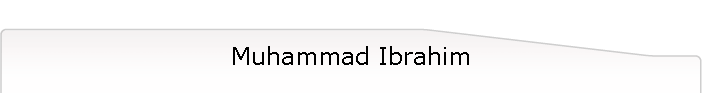 Muhammad Ibrahim