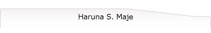 Haruna S. Maje