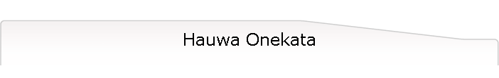 Hauwa Onekata