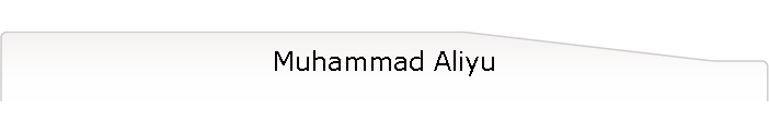 Muhammad Aliyu