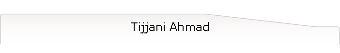 Tijjani Ahmad
