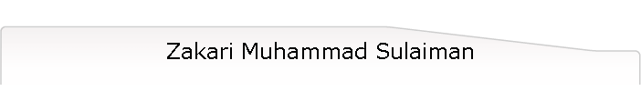 Zakari Muhammad Sulaiman