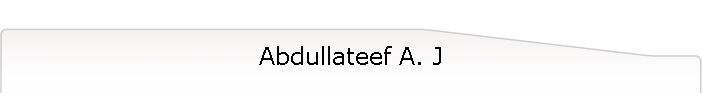 Abdullateef A. J