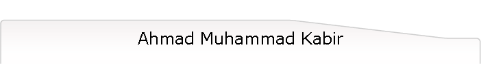 Ahmad Muhammad Kabir