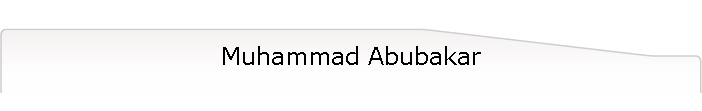 Muhammad Abubakar