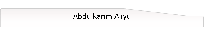 Abdulkarim Aliyu