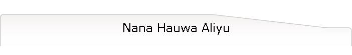 Nana Hauwa Aliyu
