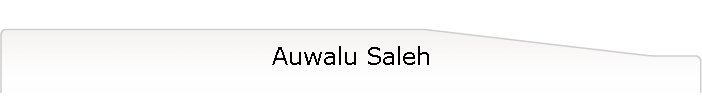 Auwalu Saleh