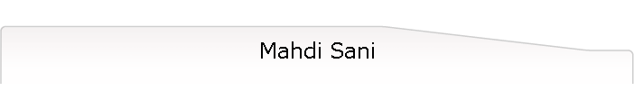 Mahdi Sani