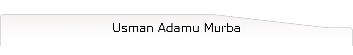 Usman Adamu Murba