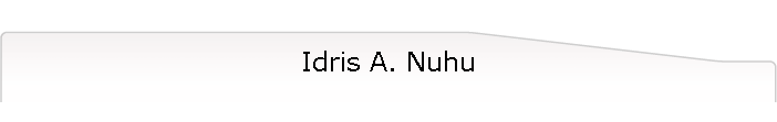 Idris A. Nuhu