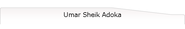 Umar Sheik Adoka
