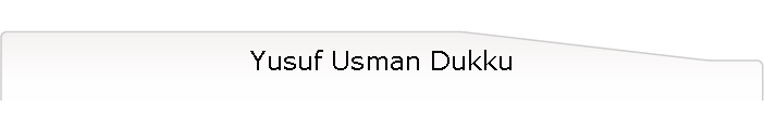 Yusuf Usman Dukku